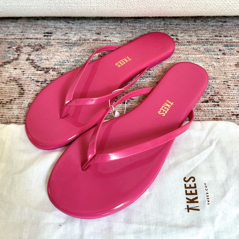 TKEES Vibrant Pink Sandals